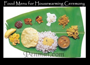 food menu for housewarming ceremony1 copy